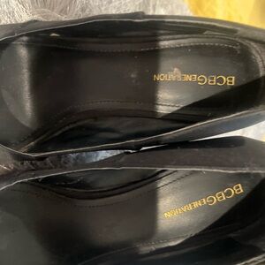 BCBGeneration Classic Black wedge heels